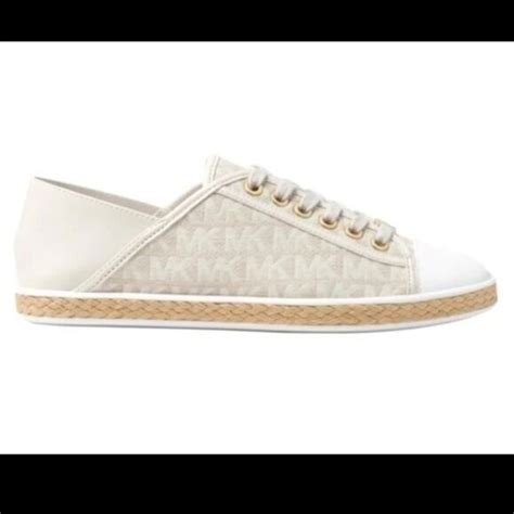 michael kors sneaker kristy vanilla|Michael Michael Kors Women's Kristy Sneaker (Signature Vanilla .